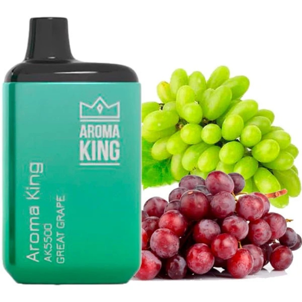 Jednorazowy papieros elektroniczny Aroma King Great Grape (5500 zaciągnięć)