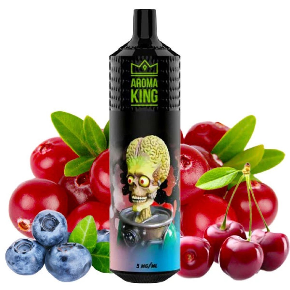 Jednorazowy papieros elektroniczny Aroma King Mars Blueberry Cherry Cranberry (Blueberry Cherry Cranberry) (9000 zaciągnięć)