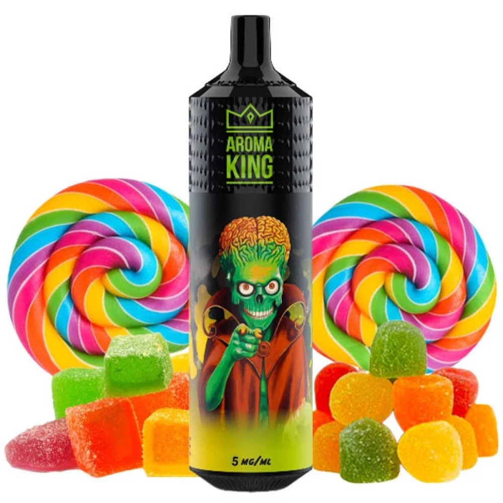 Jednorazowy papieros elektroniczny Aroma King Mars Rainbow Candy (Rainbow Candy) (9000 zaciągnięć)