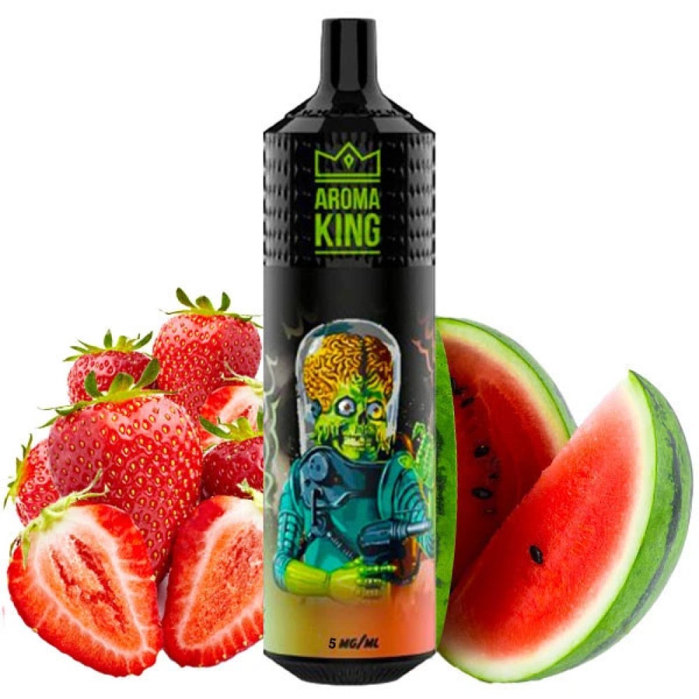 Jednorazowy papieros elektroniczny Aroma King Mars Strawberry Watermelon (Strawberry Watermelon) (9000 zaciągnięć)