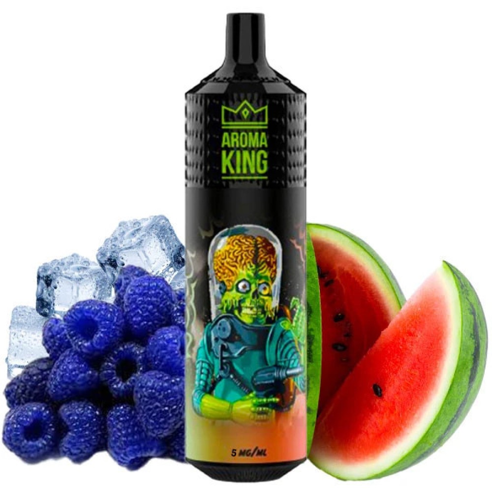 Jednorazowy papieros elektroniczny Aroma King Mars Watermelon Razz Ice (9000 zaciągnięć)