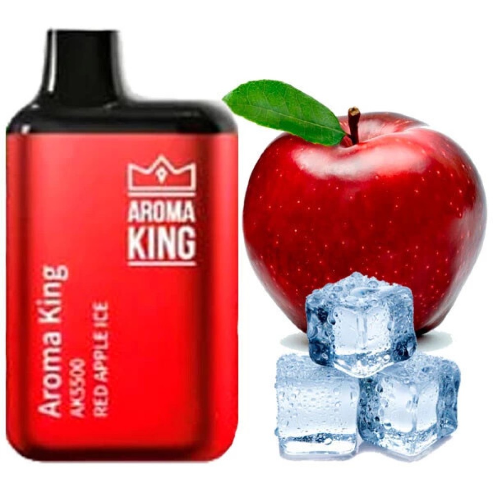 Jednorazowy papieros elektroniczny Aroma King Red Apple Ice (5500 zaciągnięć)