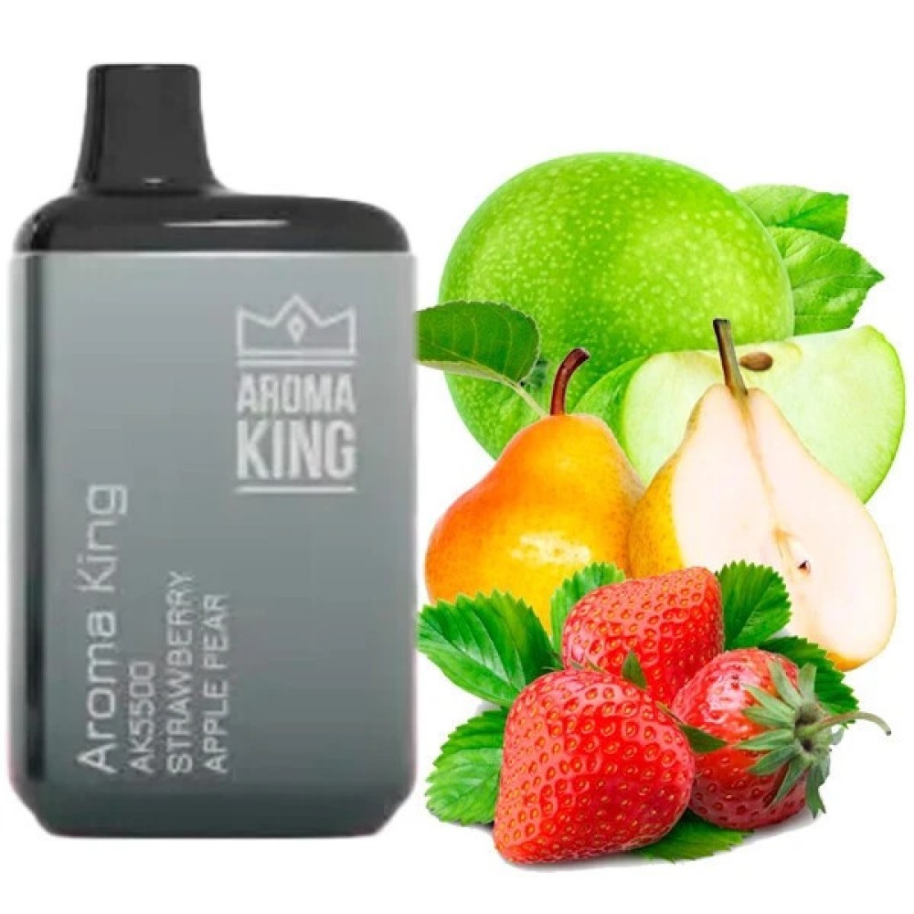 Jednorazowy papieros elektroniczny Aroma King Strawberry Apple Pear (Strawberry Apple Pear) (5500 zaciągnięć)