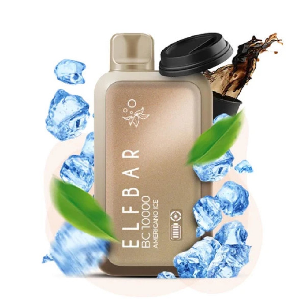 Jednorazowy papieros elektroniczny Elf Bar BC Americano Ice (10000 zaciągnięć)