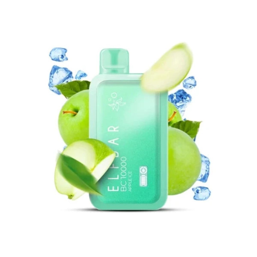Jednorazowy papieros elektroniczny Elf Bar BC Apple Ice (Apple Ice) (10000 zaciągnięć)