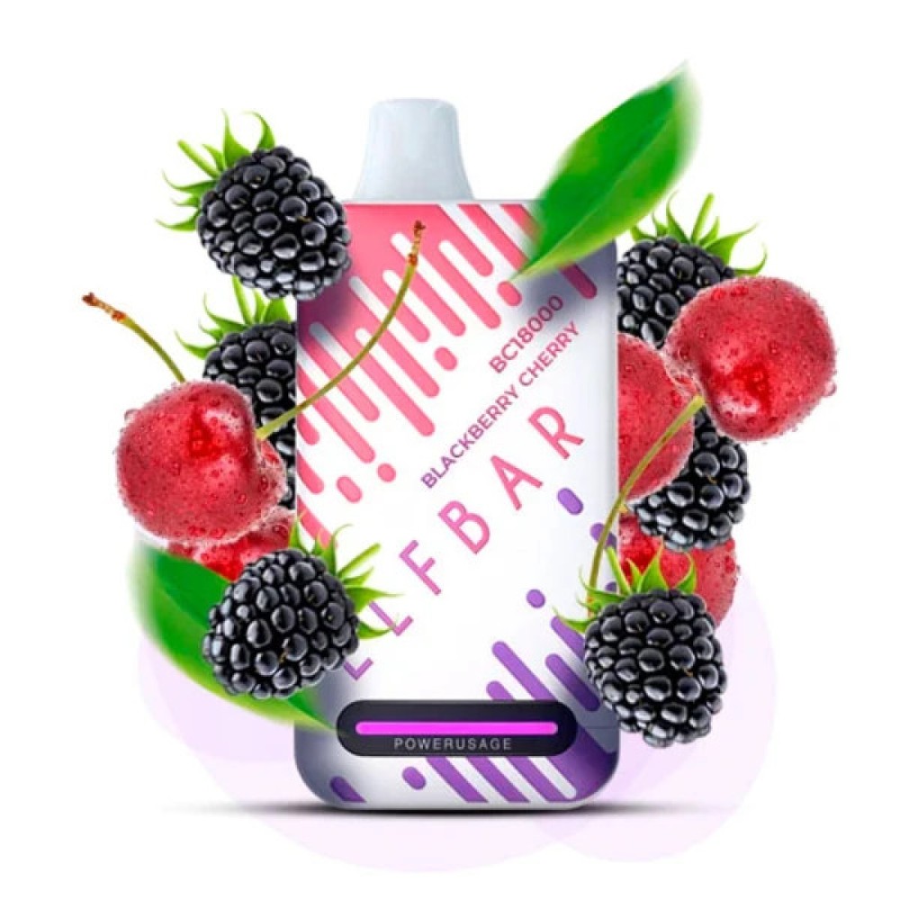 Jednorazowy papieros elektroniczny Elf Bar BC Blackberry Cherry (18000 zaciągnięć)