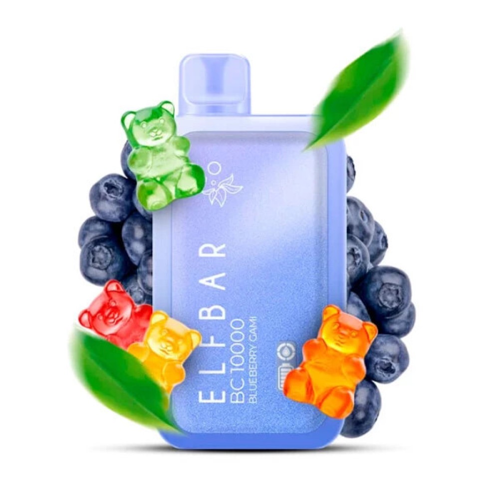 Jednorazowy papieros elektroniczny Elf Bar BC Blueberry Gami (10000 zaciągnięć)