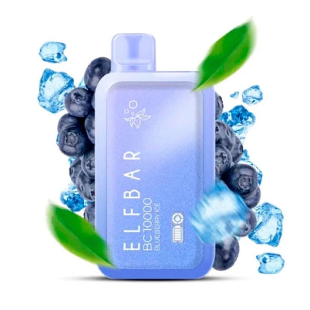 Jednorazowy papieros elektroniczny Elf Bar BC Blueberry Ice (10000 zaciągnięć)