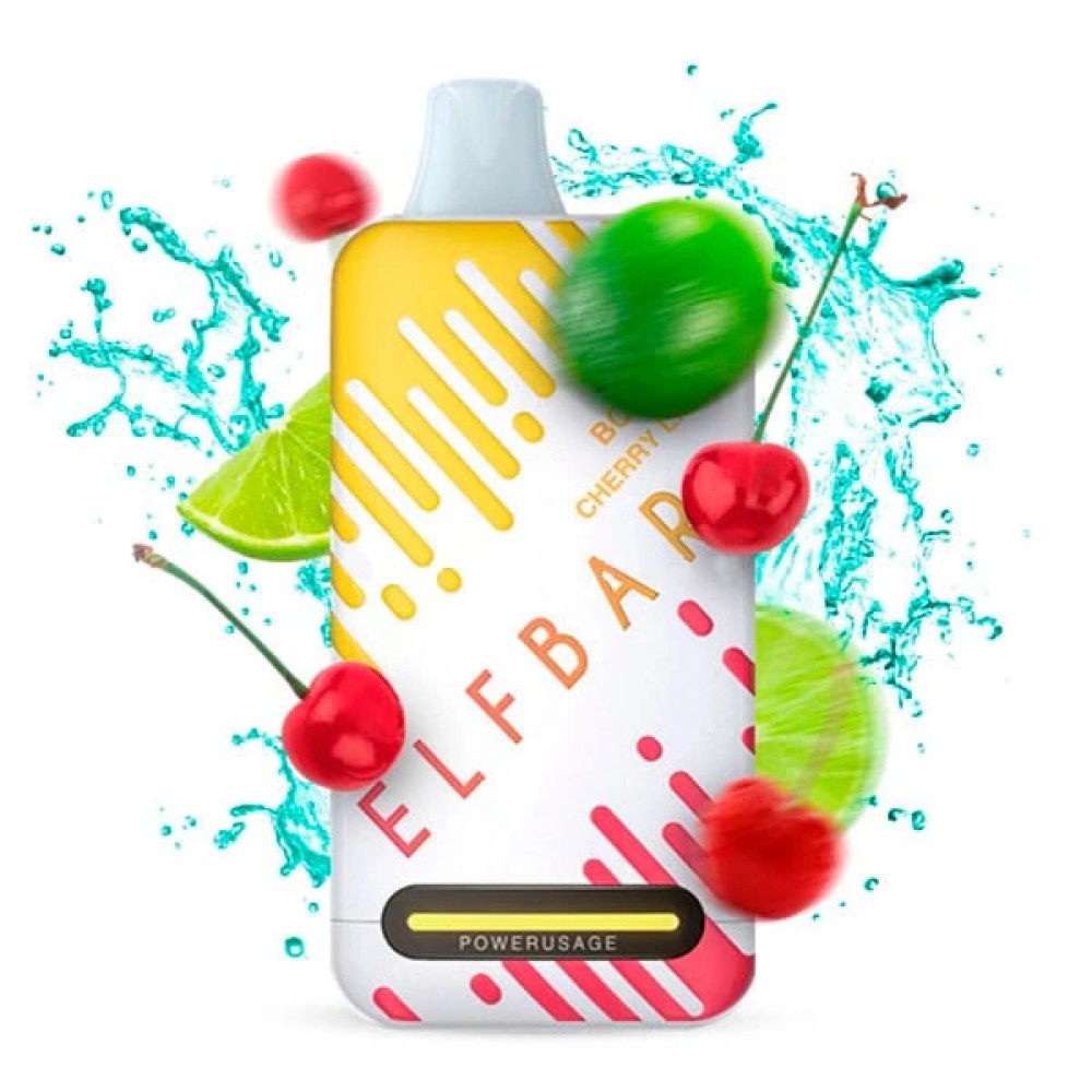 Jednorazowy papieros elektroniczny Elf Bar BC Cherry Lime (Cherry Lime) (18000 zaciągnięć)