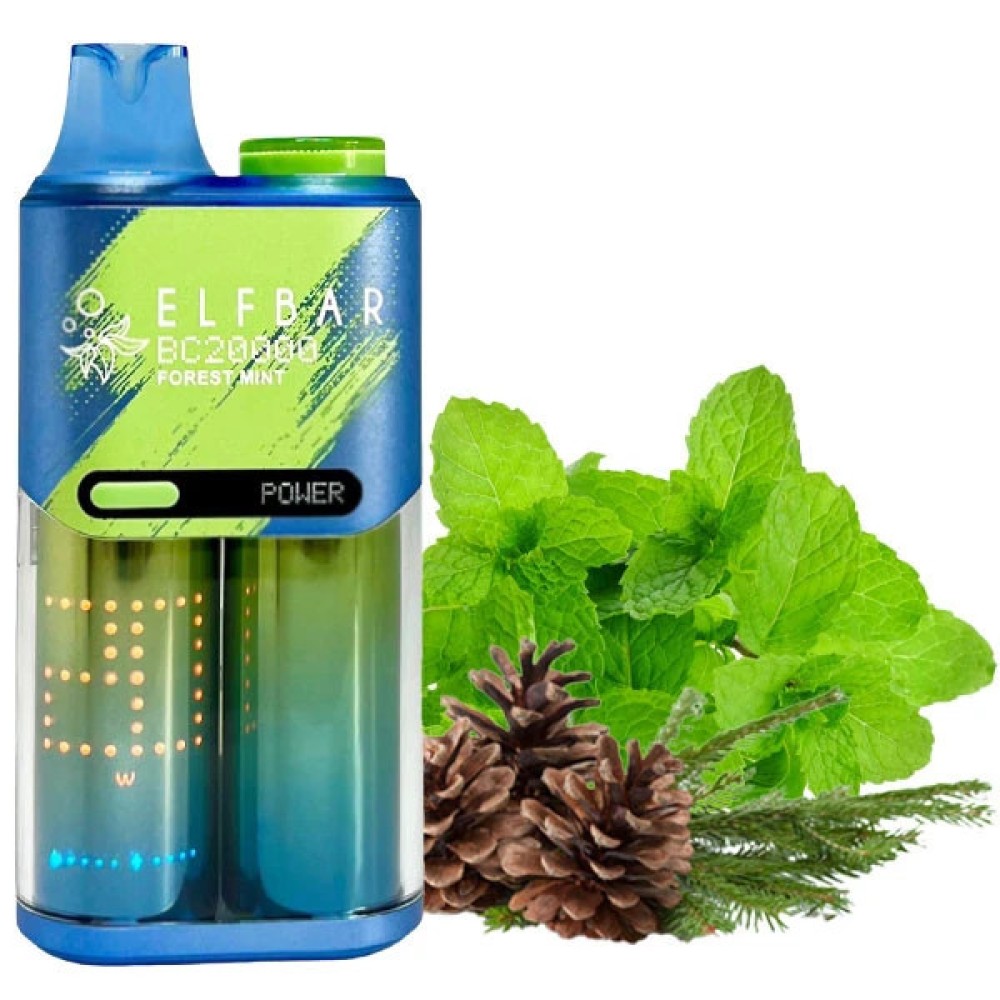 Jednorazowy papieros elektroniczny Elf Bar BC Forest Mint (20000 zaciągnięć)