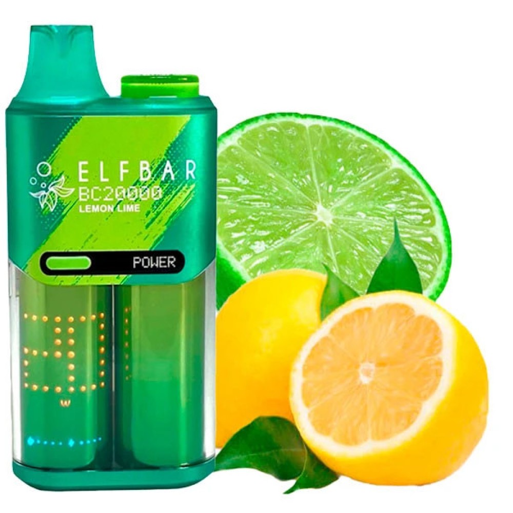 Jednorazowy papieros elektroniczny Elf Bar BC Lemon Lime (Lemon Lime) (20000 zaciągnięć)