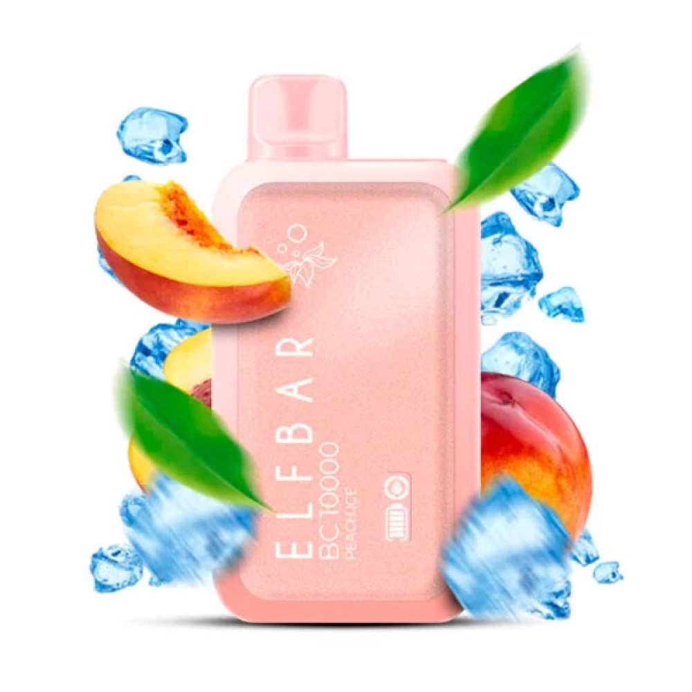Jednorazowy papieros elektroniczny Elf Bar BC Peach Ice (10000 zaciągnięć)