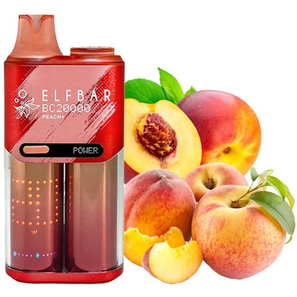 Jednorazowy papieros elektroniczny Elf Bar BC Peach+ (Peach+) (20000 zaciągnięć)
