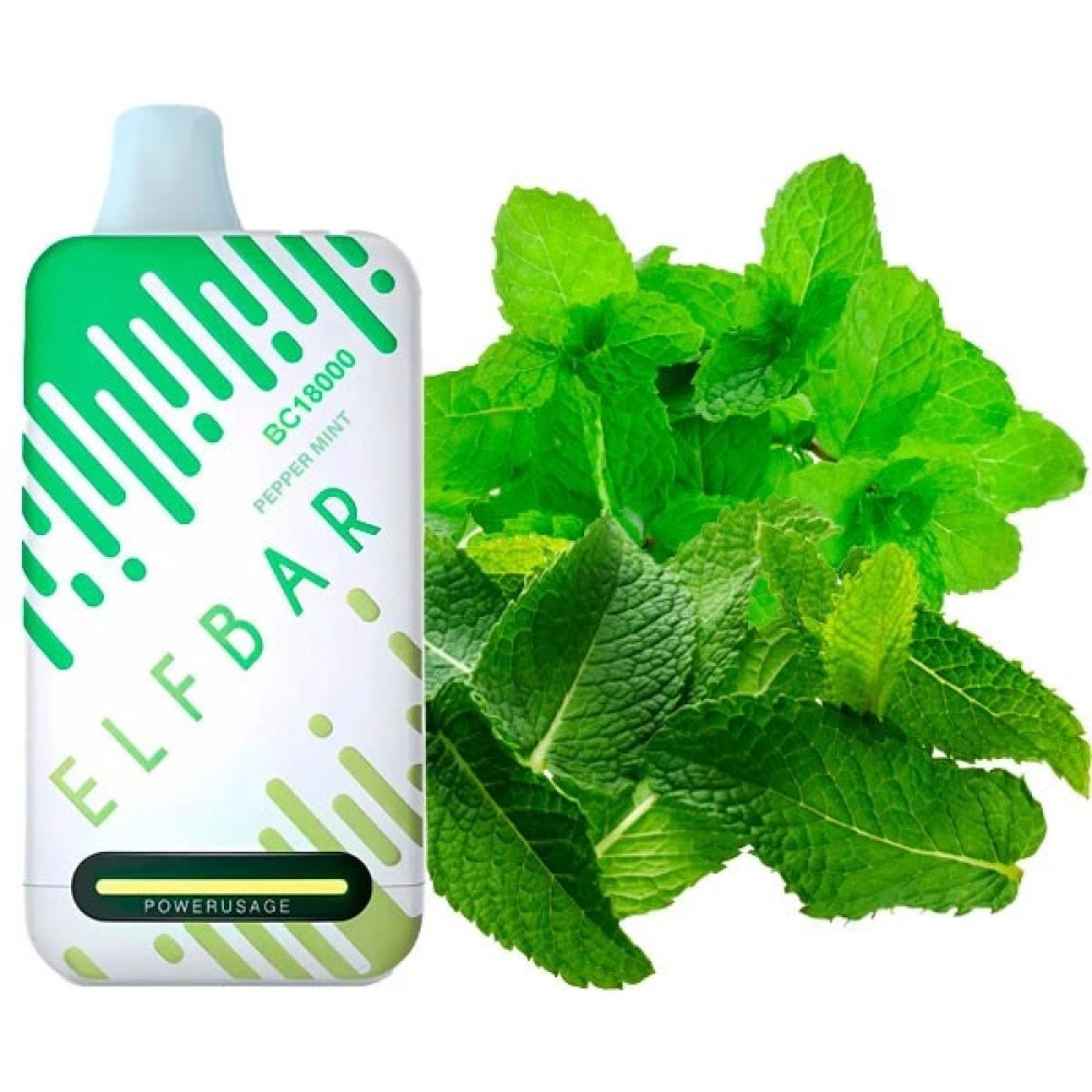 Jednorazowy papieros elektroniczny Elf Bar BC Pepper Mint (18000 zaciągnięć)