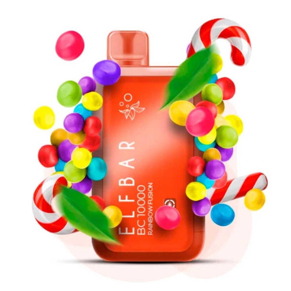 Jednorazowy papieros elektroniczny Elf Bar BC Rainbow Fusion (Rainbow Fusion) (10000 zaciągnięć)