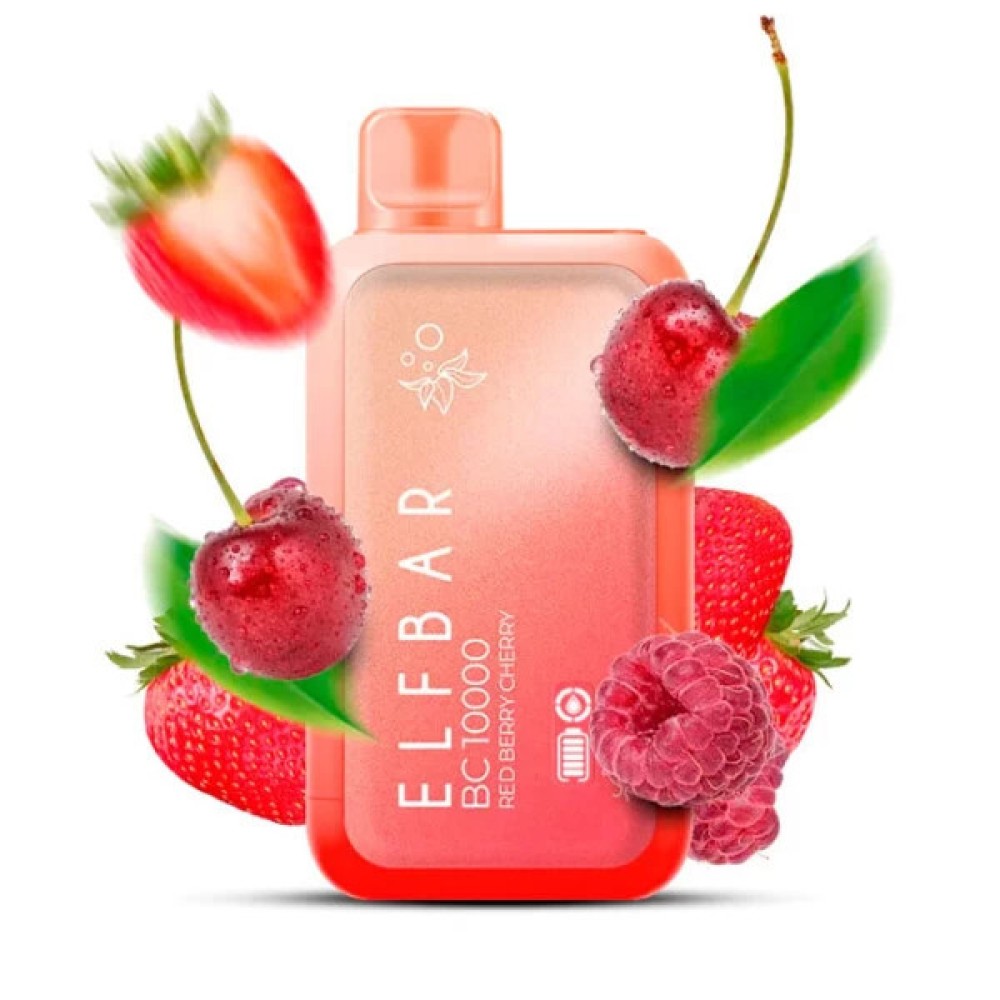 Jednorazowy papieros elektroniczny Elf Bar BC Red Berry Cherry (10000 zaciągnięć)