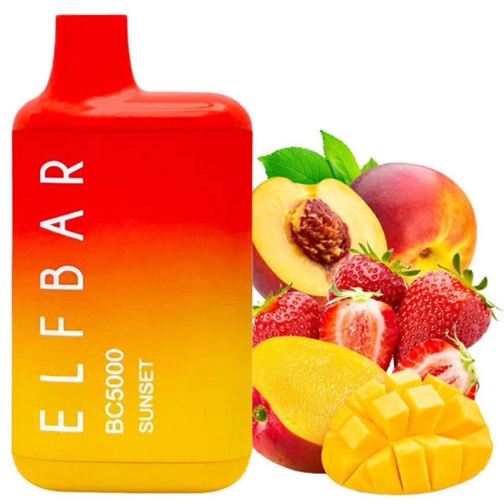 Jednorazowy papieros elektroniczny Elf Bar BC Sunset (5000 zaciągnięć)