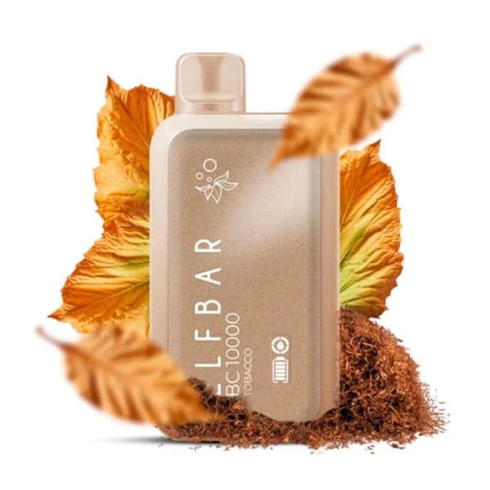 Jednorazowy papieros elektroniczny Elf Bar BC Tobacco (tytoń) (10000 zaciągnięć)