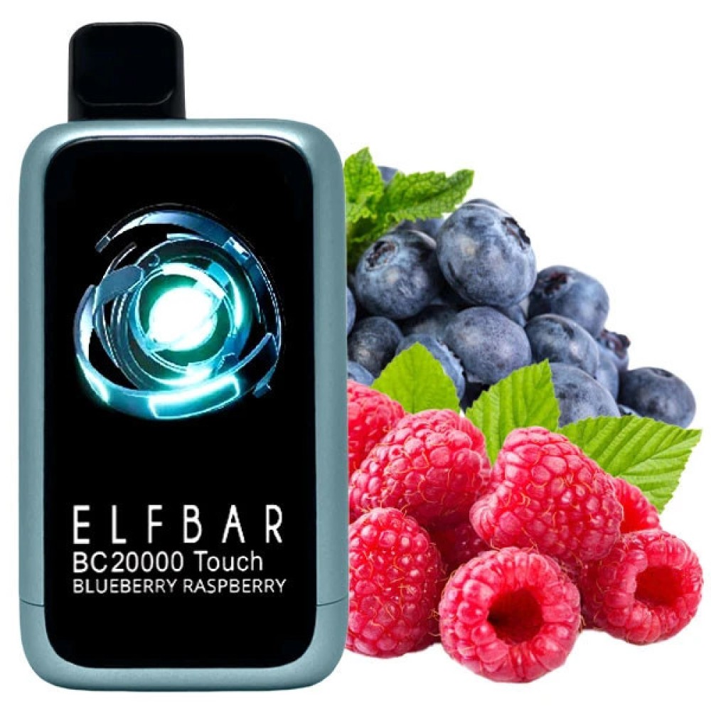 Jednorazowy papieros elektroniczny Elf Bar BC Touch Blueberry Raspberry (20000 zaciągnięć)