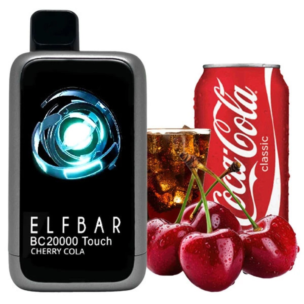 Jednorazowy papieros elektroniczny Elf Bar BC Touch Cherry Cola (Cherry Cola) (20000 zaciągnięć)