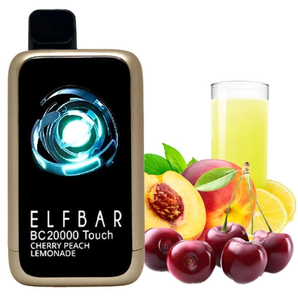 Jednorazowy papieros elektroniczny Elf Bar BC Touch Cherry Peach Lemonade (Cherry Peach Lemonade) (20000 zaciągnięć)
