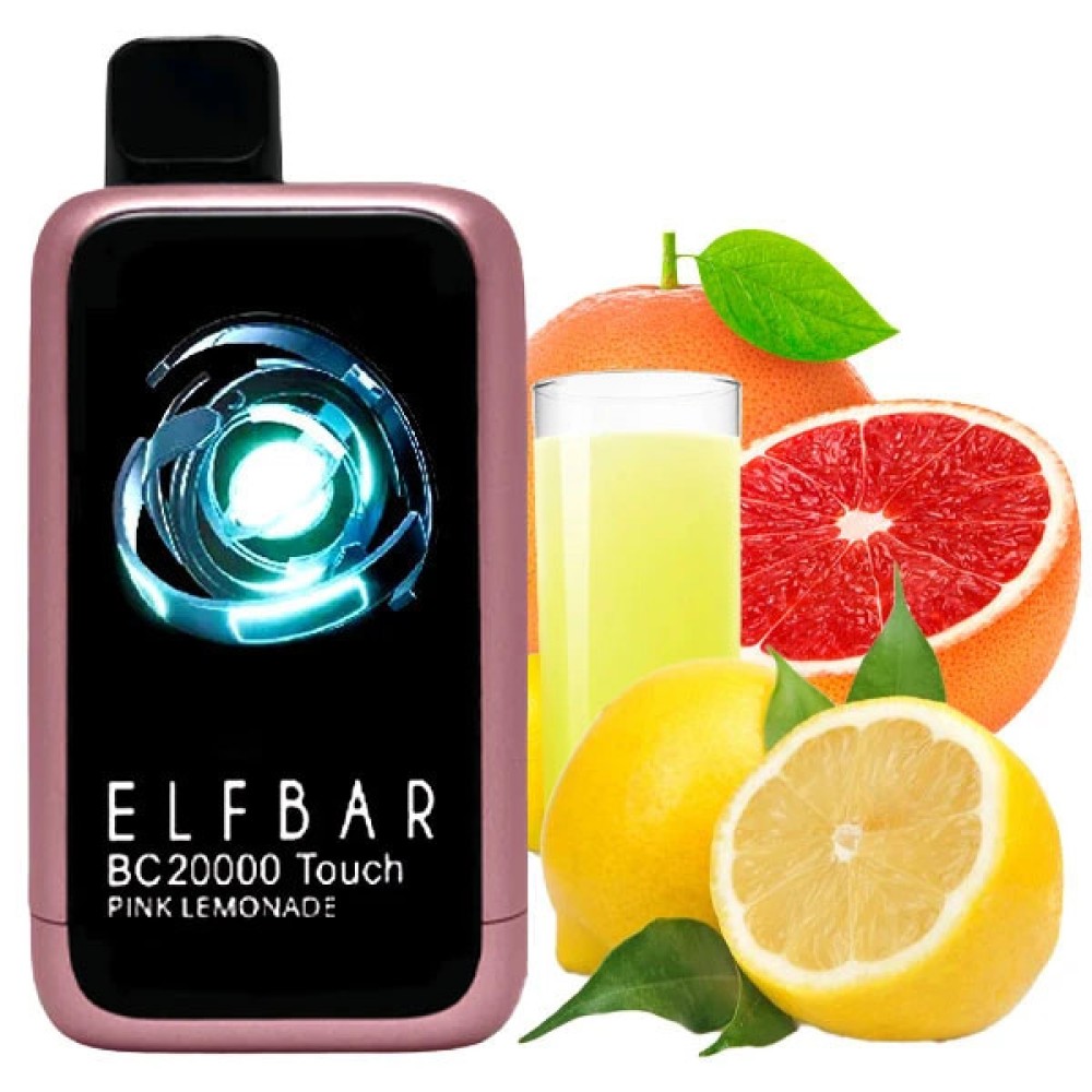 Jednorazowy papieros elektroniczny Elf Bar BC Touch Pink Lemonade (Różowa lemoniada) (20000 zaciągnięć)