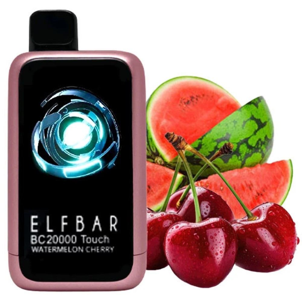 Jednorazowy papieros elektroniczny Elf Bar BC Touch Watermelon Cherry (20 000 zaciągnięć)
