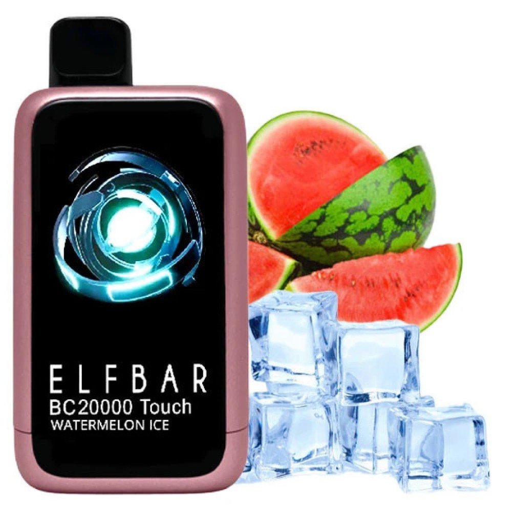 Jednorazowy papieros elektroniczny Elf Bar BC Touch Watermelon Ice (20000 zaciągnięć)