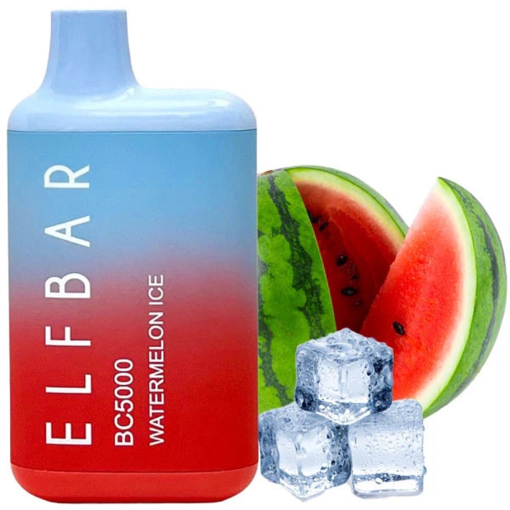 Jednorazowy papieros elektroniczny Elf Bar BC Watermelon Ice (5000 zaciągnięć)