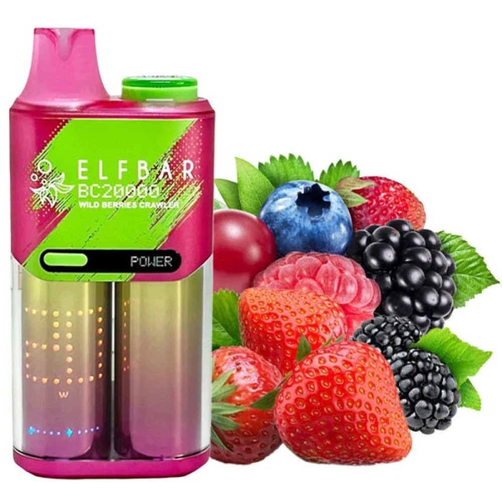 Jednorazowy papieros elektroniczny Elf Bar BC Wild Berries Crawler (20 000 zaciągnięć)