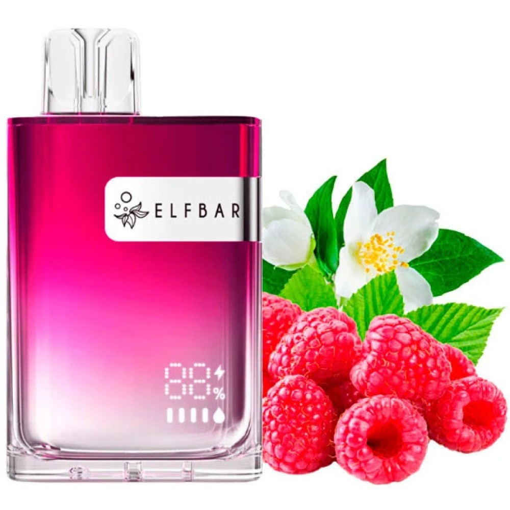 Jednorazowy papieros elektroniczny Elf Bar CR Jasmine Raspberry (8000 zaciągnięć)