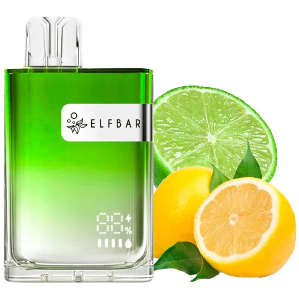 Jednorazowy papieros elektroniczny Elf Bar CR Lemon Lime (Lemon Lime) (8000 zaciągnięć)