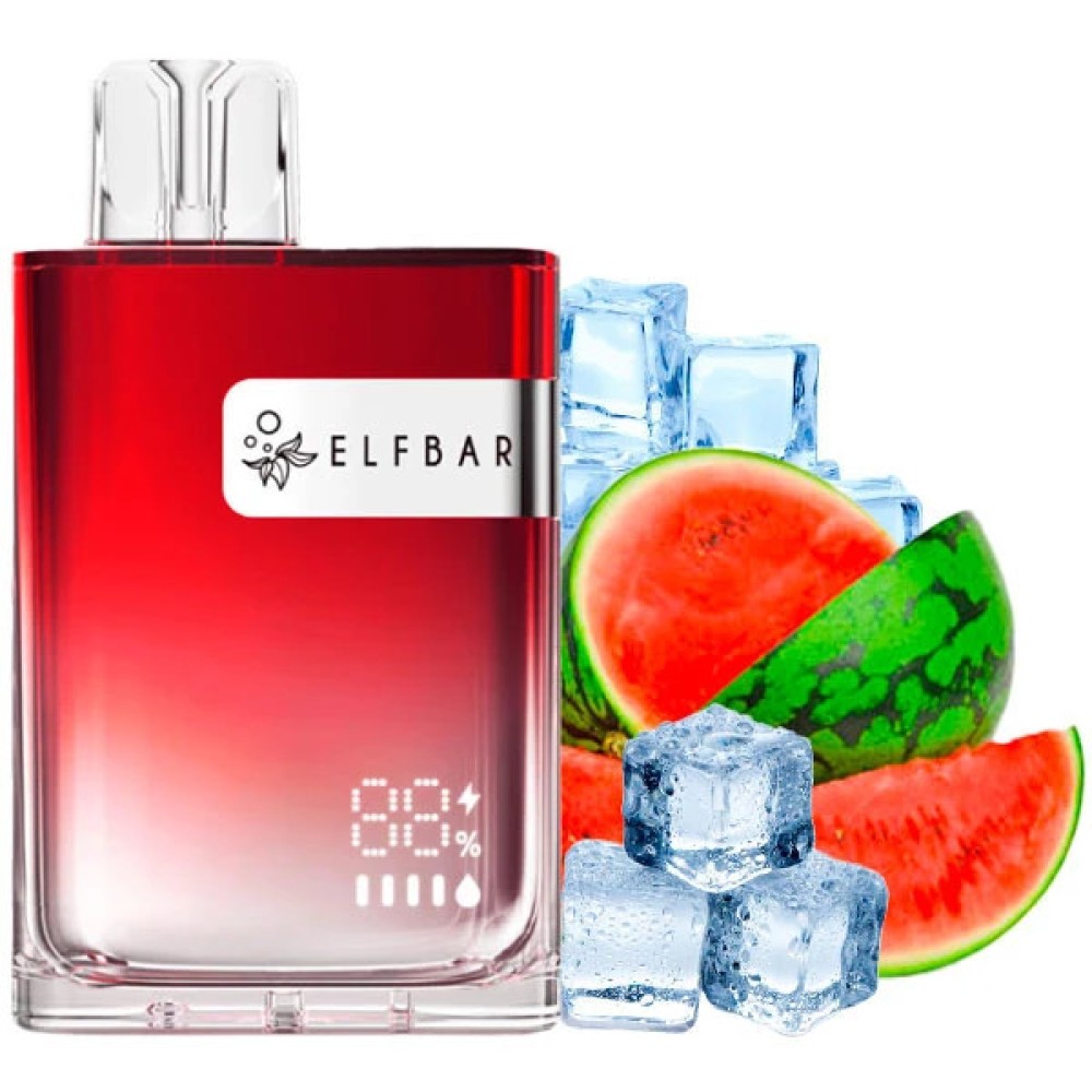 Jednorazowy papieros elektroniczny Elf Bar CR Watermelon Ice (8000 zaciągnięć)