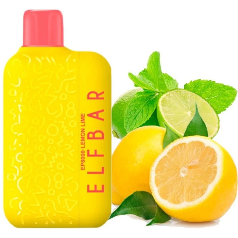 Jednorazowy papieros elektroniczny Elf Bar EP Lemon Lime (Lemon Lime) (8000 zaciągnięć)