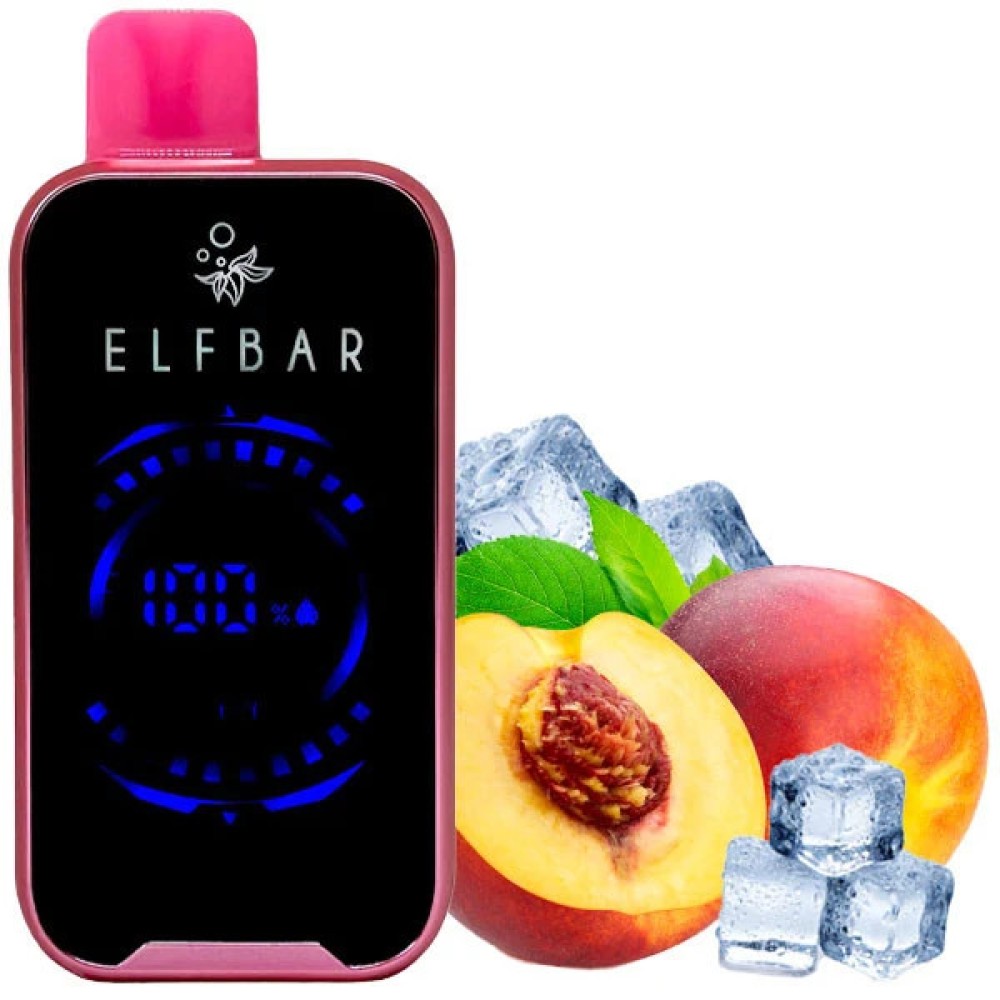 Jednorazowy papieros elektroniczny Elf Bar FS Peach Ice (18000 zaciągnięć)