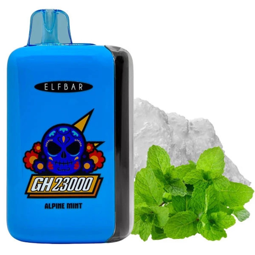 Jednorazowy papieros elektroniczny Elf Bar GH Alpine Mint (23000 zaciągnięć)