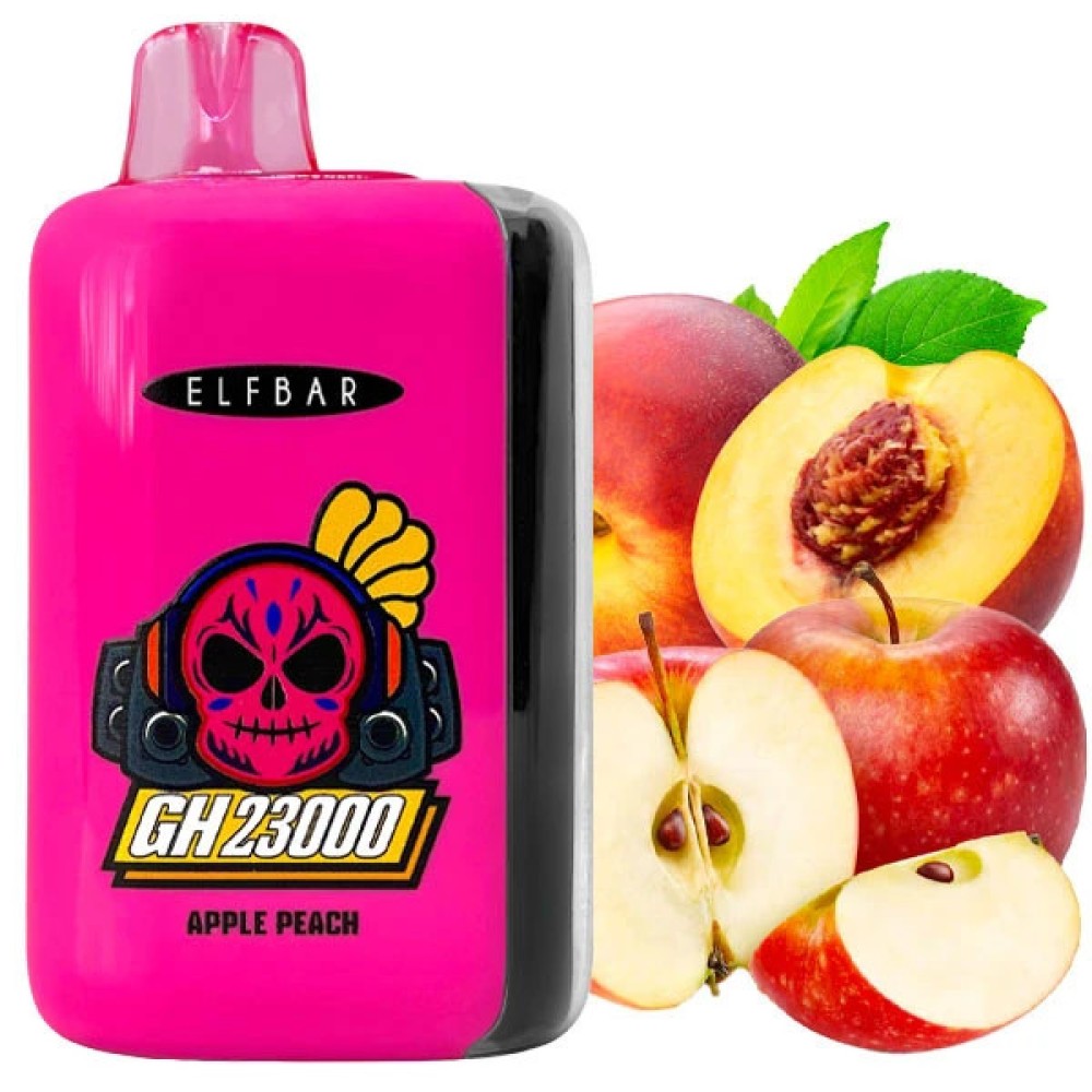 Jednorazowy papieros elektroniczny Elf Bar GH Apple Peach (23000 zaciągnięć) (2% nikotyny)