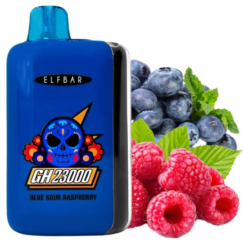 Jednorazowy papieros elektroniczny Elf Bar GH Blue Sour Raspberry (23000 zaciągnięć) (2% Ni)