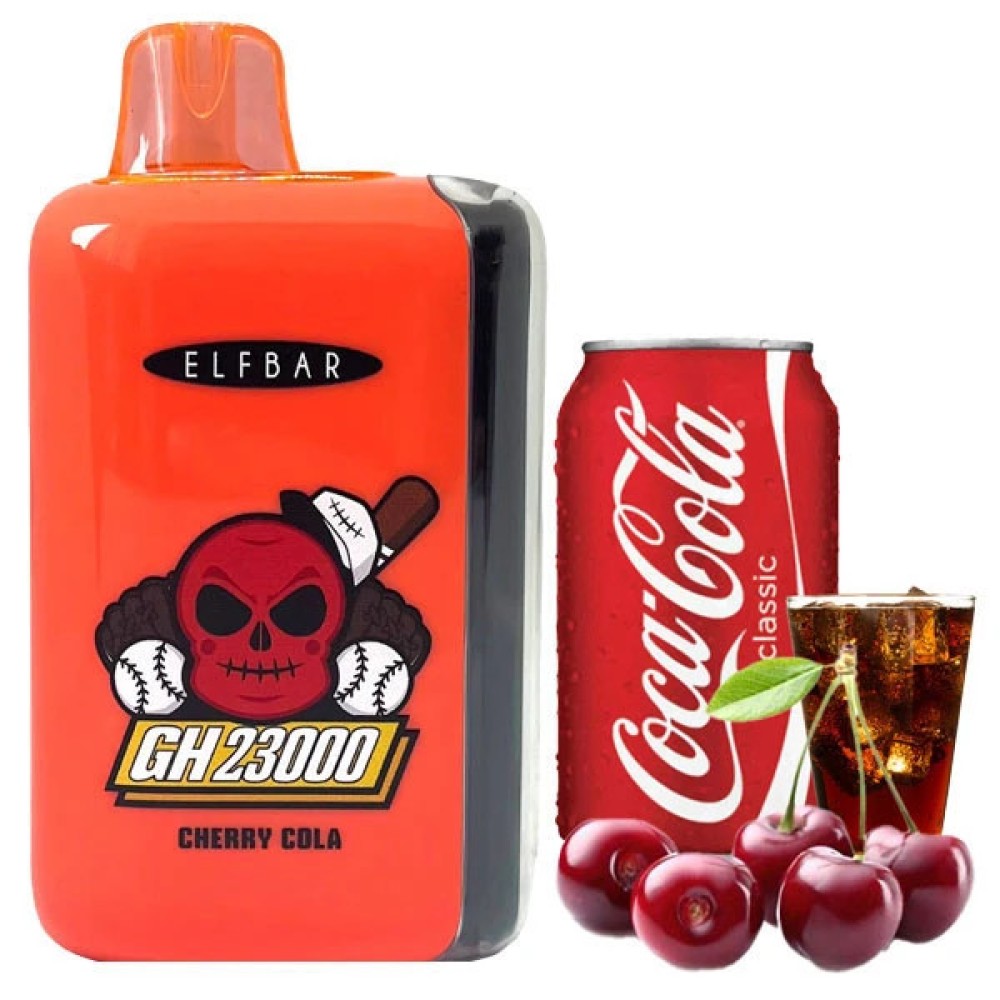 Jednorazowy papieros elektroniczny Elf Bar GH Cherry Cola (Cherry Cola) (23000 zaciągnięć)