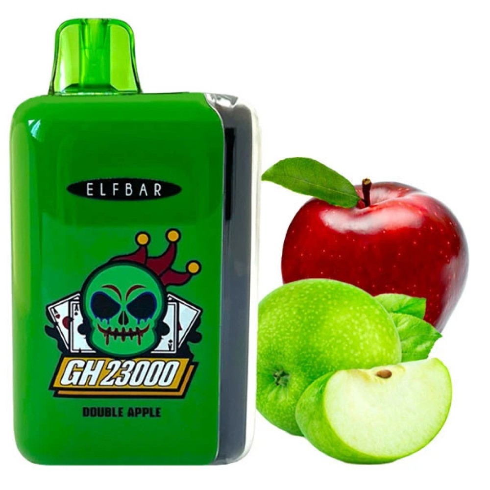 Jednorazowy papieros elektroniczny Elf Bar GH Double Apple (23000 zaciągnięć)