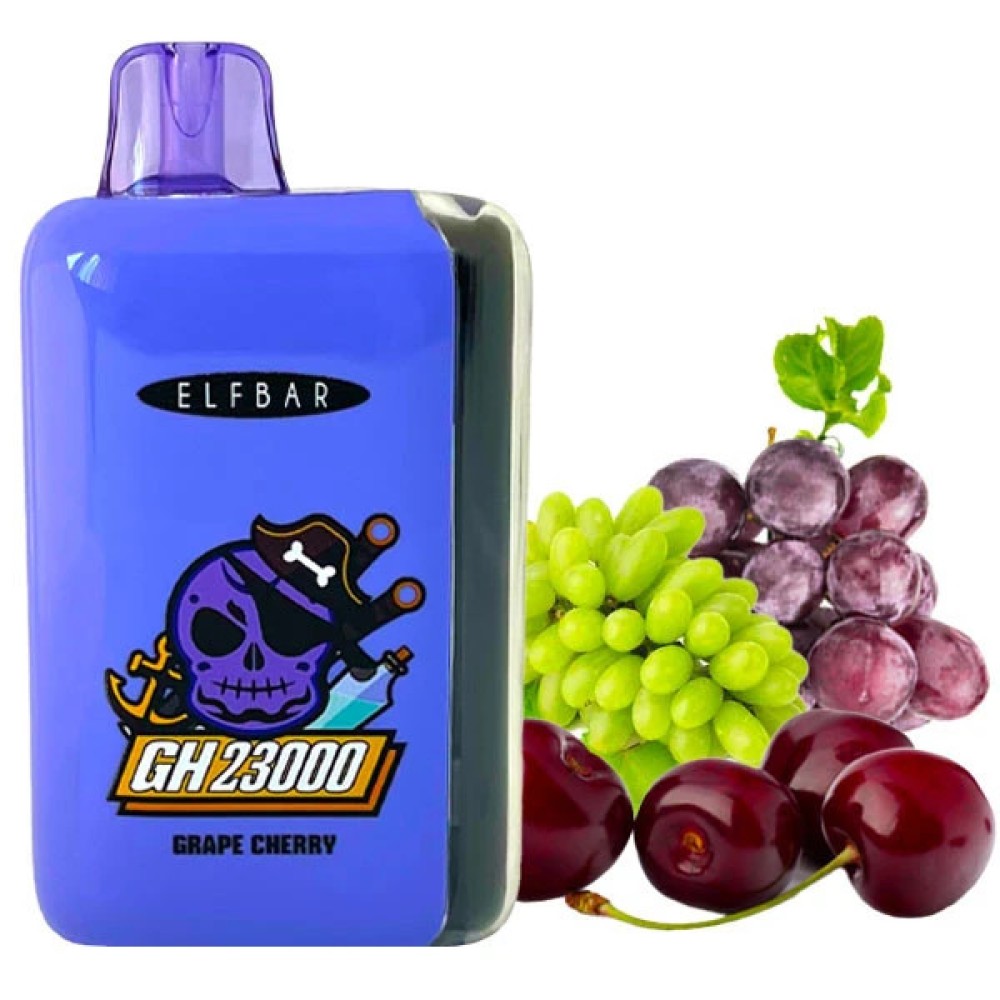 Jednorazowy papieros elektroniczny Elf Bar GH Grape Cherry (23000 zaciągnięć)