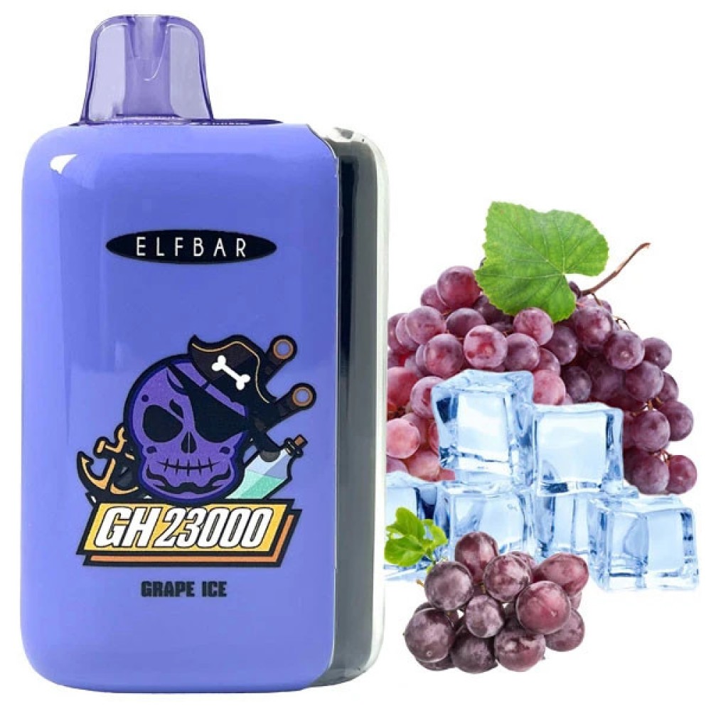 Jednorazowy papieros elektroniczny Elf Bar GH Grape Ice (Grape Ice) (23000 zaciągnięć)
