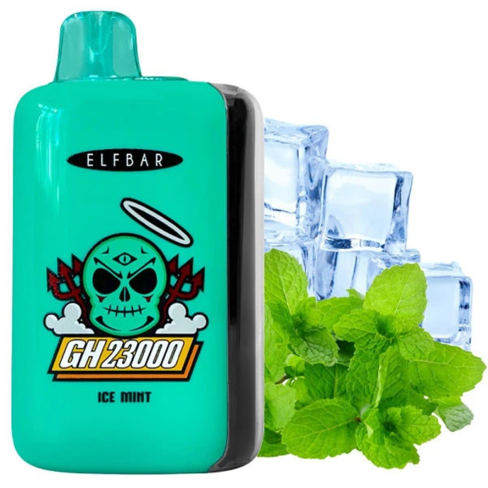 Jednorazowy papieros elektroniczny Elf Bar GH Ice Mint (23000 zaciągnięć) (2% Ni)