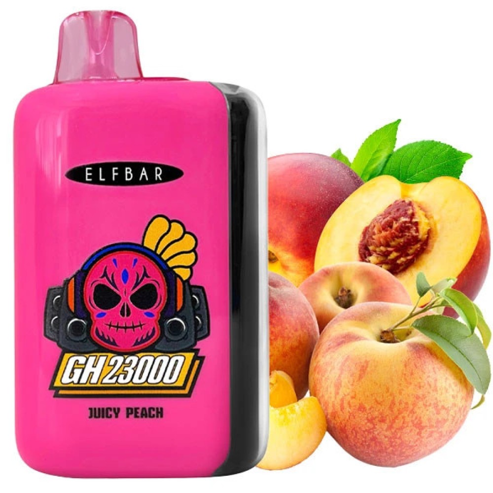 Jednorazowy papieros elektroniczny Elf Bar GH Juicy Peach (23000 zaciągnięć) (2% Ni)