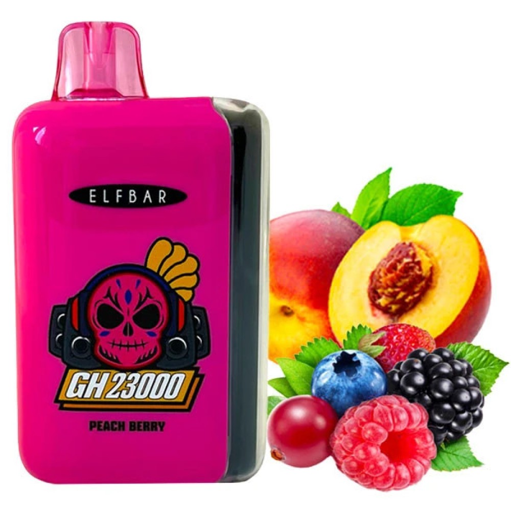 Jednorazowy papieros elektroniczny Elf Bar GH Peach Berry (23000 zaciągnięć)