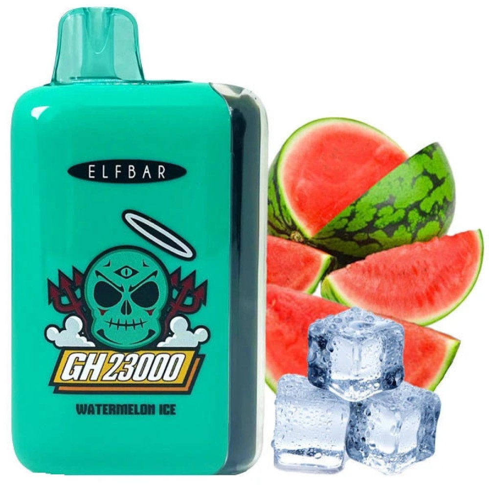 Jednorazowy papieros elektroniczny Elf Bar GH Watermelon Ice (23000 zaciągnięć)