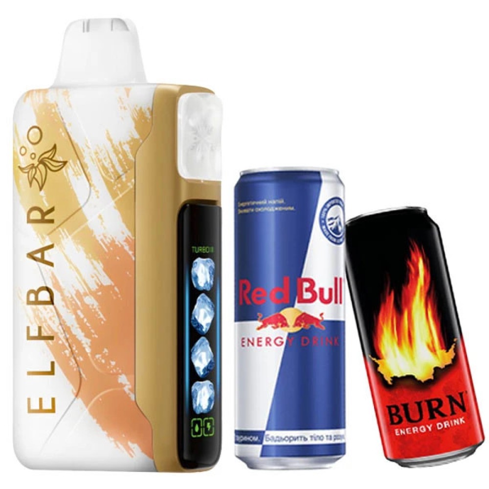 Jednorazowy papieros elektroniczny Elf Bar Ice King Elf Bull (Elfbull) (30000 zaciągnięć)