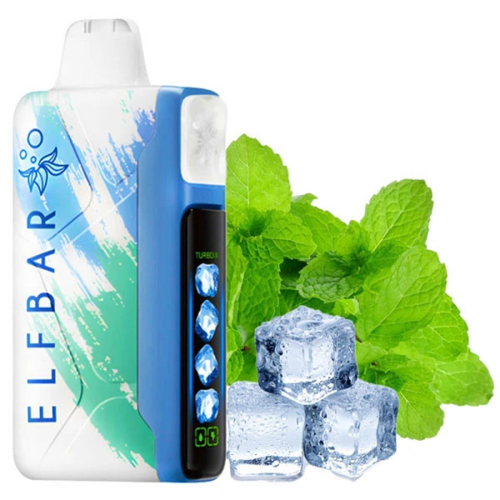 Jednorazowy papieros elektroniczny Elf Bar Ice King Miami Mint (30 000 zaciągnięć)