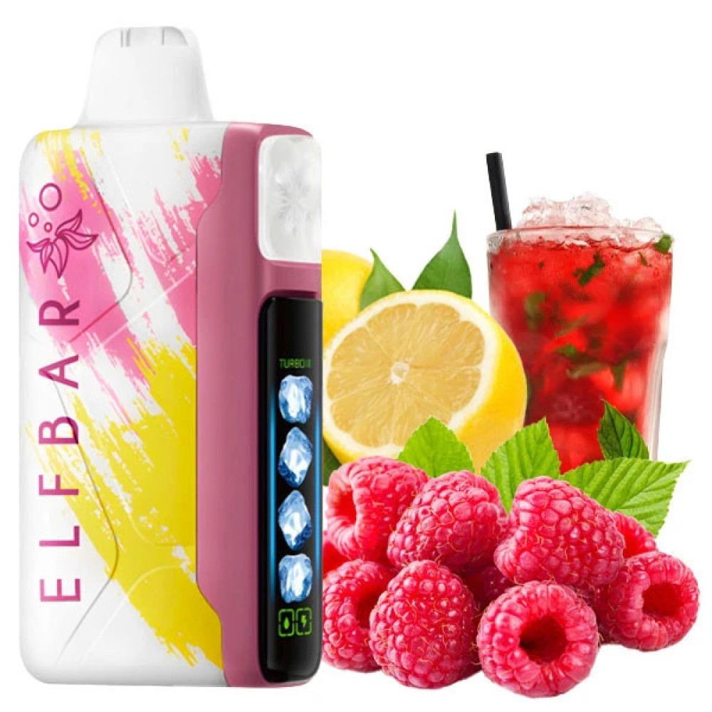 Jednorazowy papieros elektroniczny Elf Bar Ice King Pink Lemonade (Różowa lemoniada) (30000 zaciągnięć)