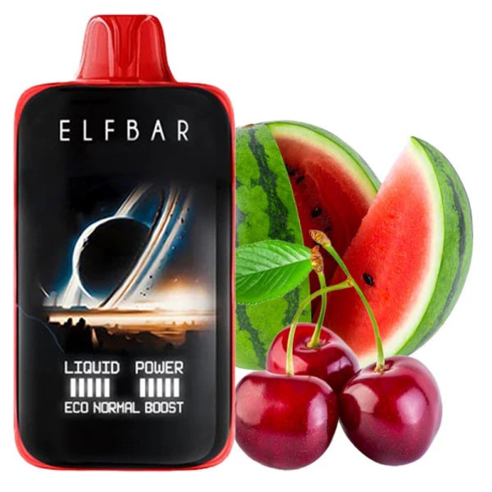 Jednorazowy papieros elektroniczny Elf Bar MoonNight Cherry Watermelon (40 000 zaciągnięć)
